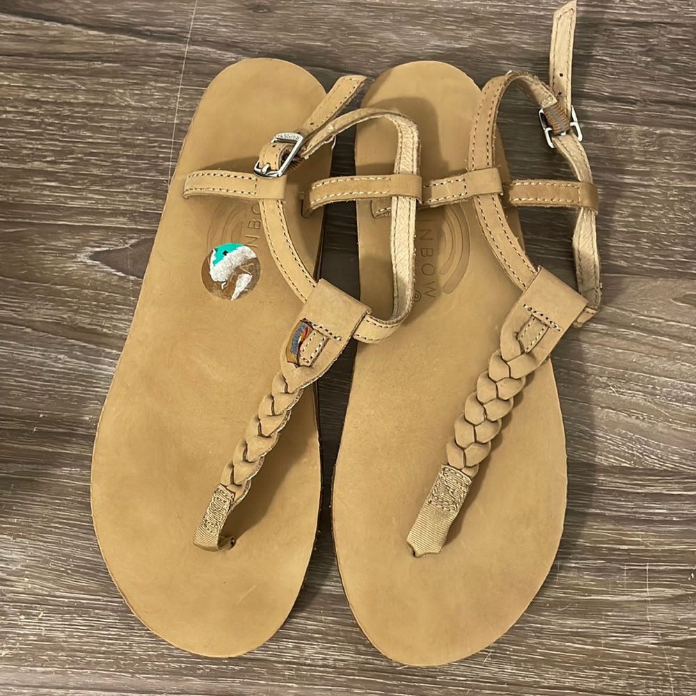 Rainbow Braided sandals